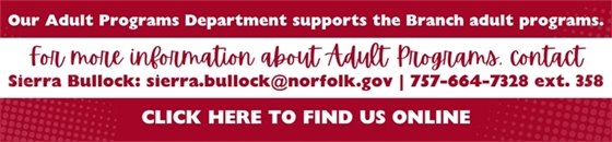 For more info ad for Adult Programs office