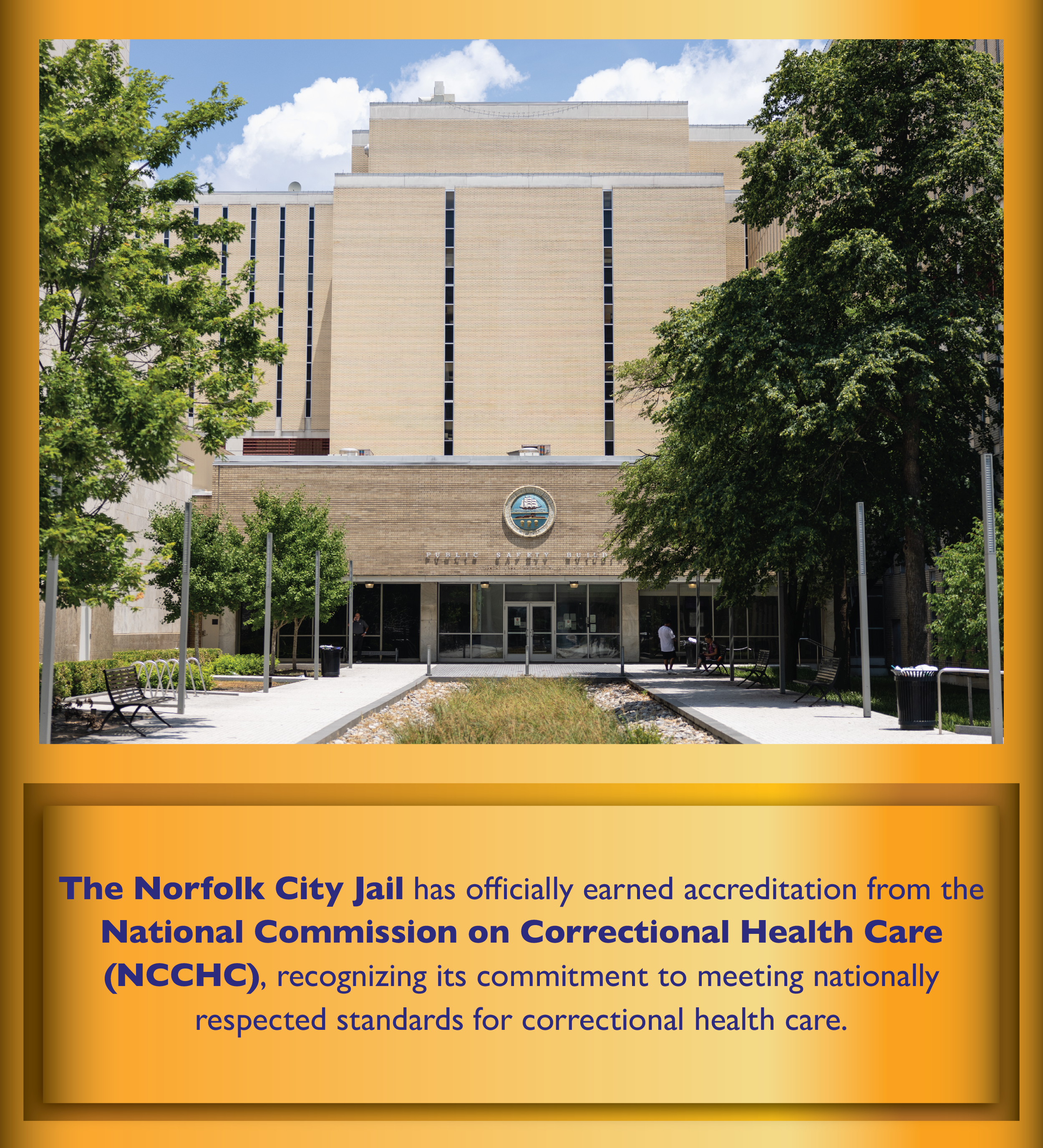Norfolk Jail received an accreditation image link