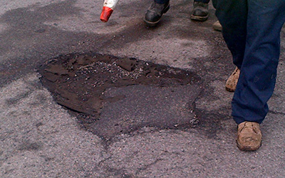 Locating Pothole