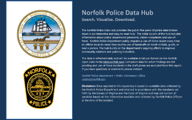 Norfolk Police Department Hub Image Link