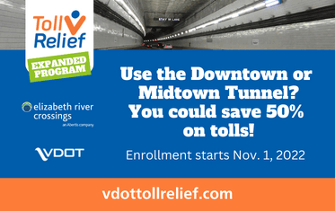 VDOT Toll Relief Image Link