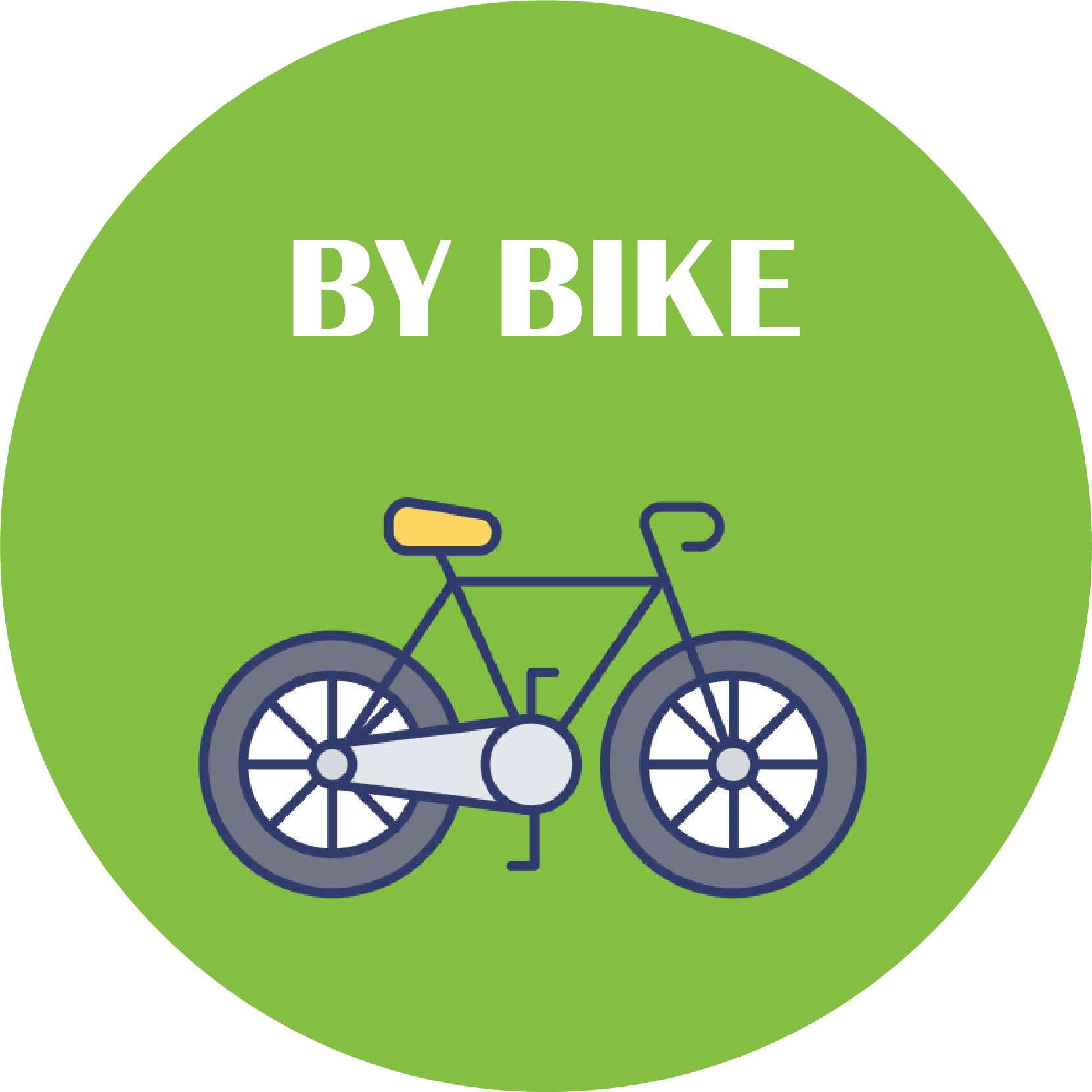 by bike