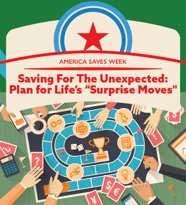America Saves Week Saving for the Unexpected Image Link