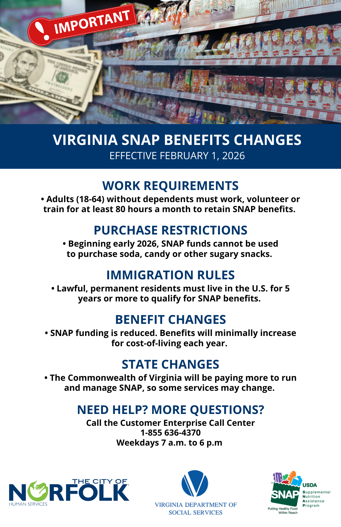 Virginia SNAP half page