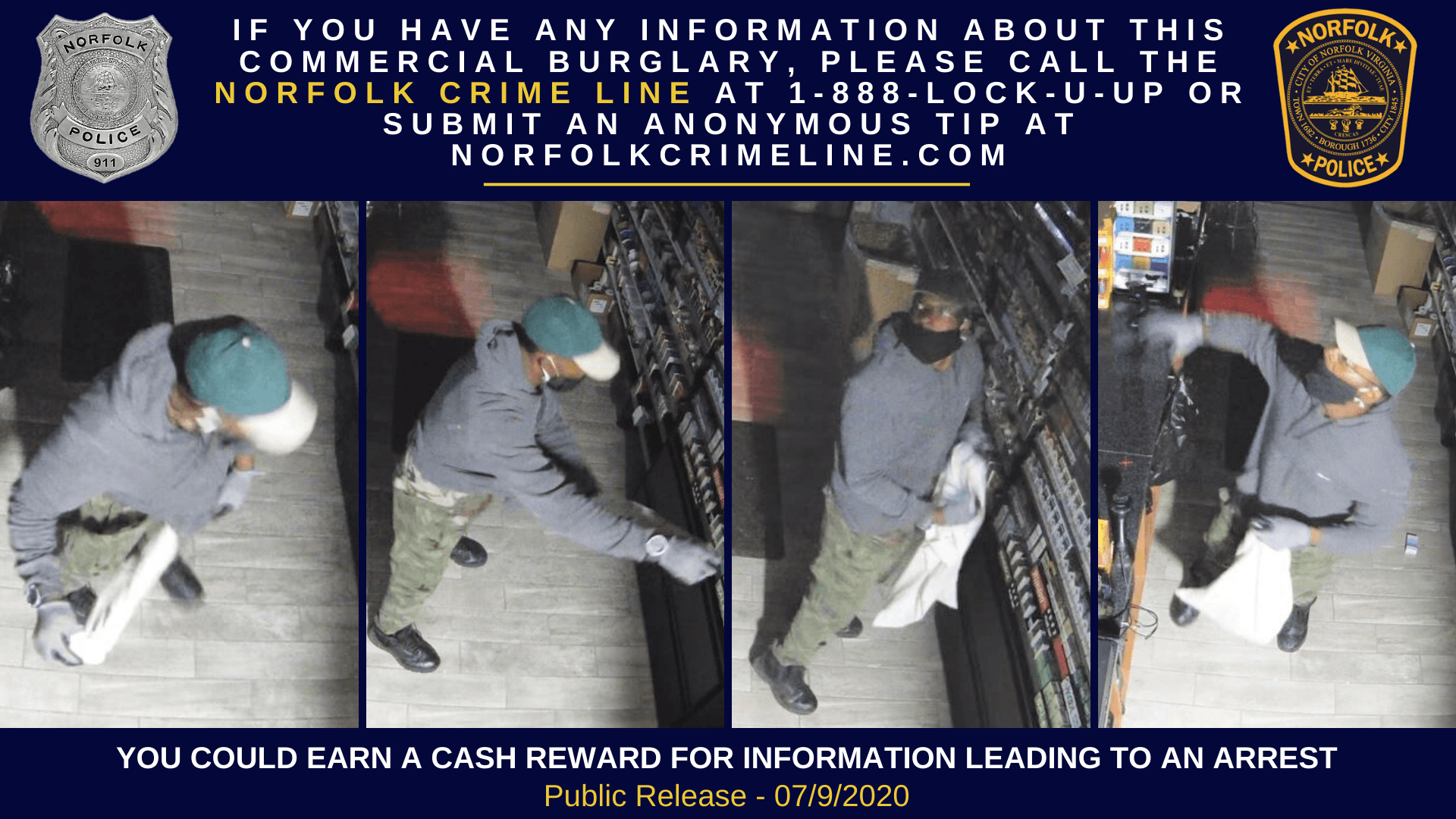 Commercial Burglary - Love Food Mart - 070920