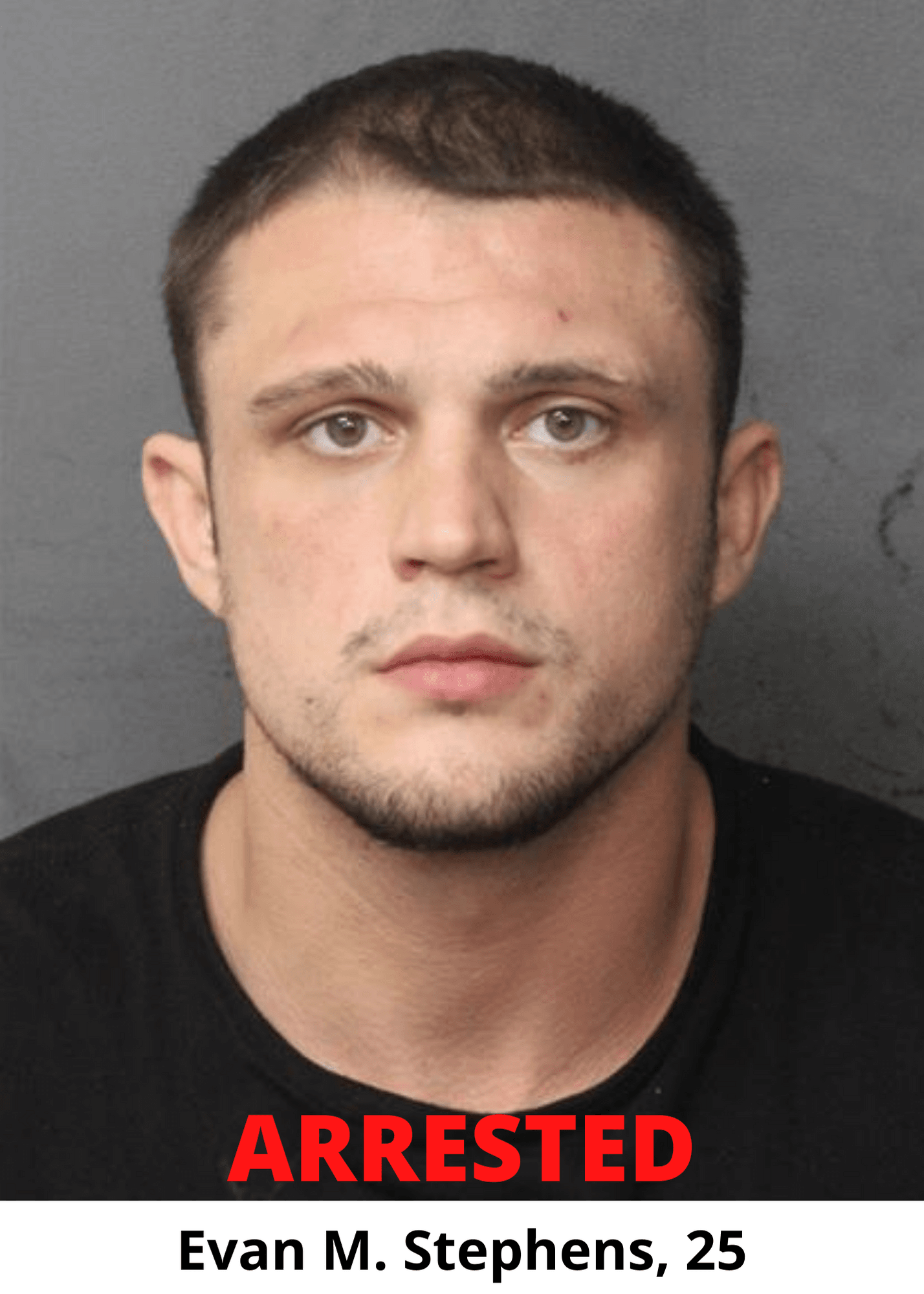Arrest Photo - Evan Stephens