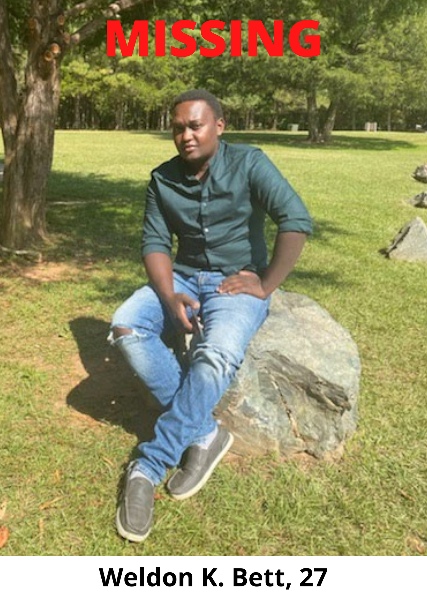 Missing Person - Weldon K. Bett