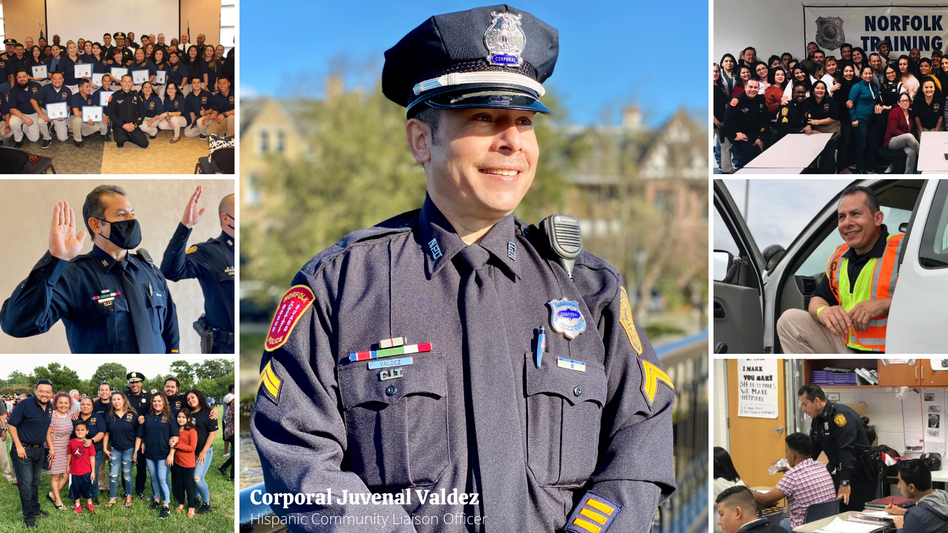 Norfolk Police First Hispanic Liaison Officer