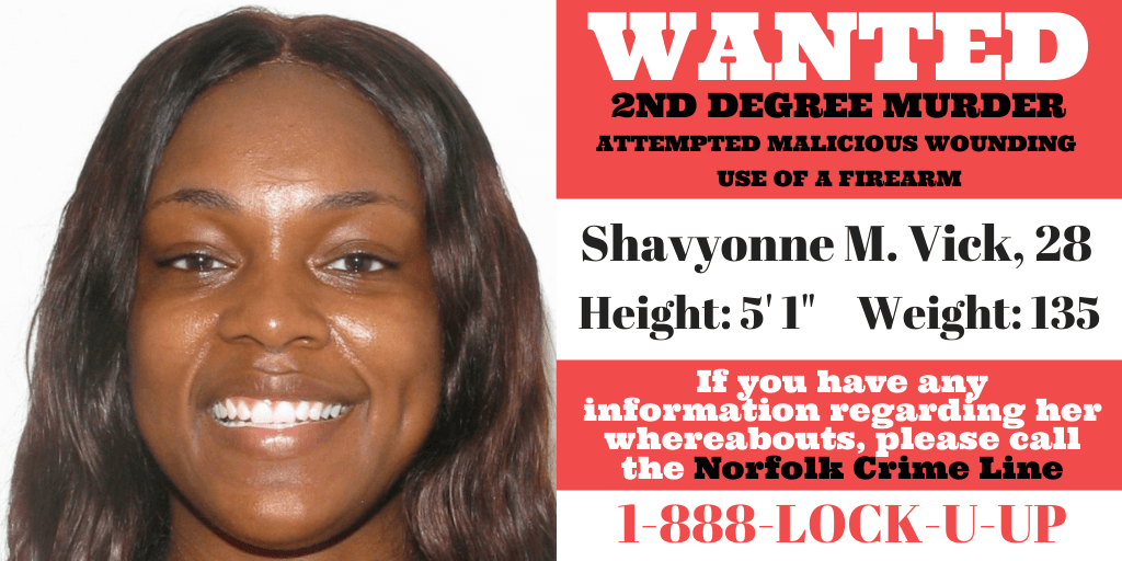 Wanted Photo - Shavyonne Mona