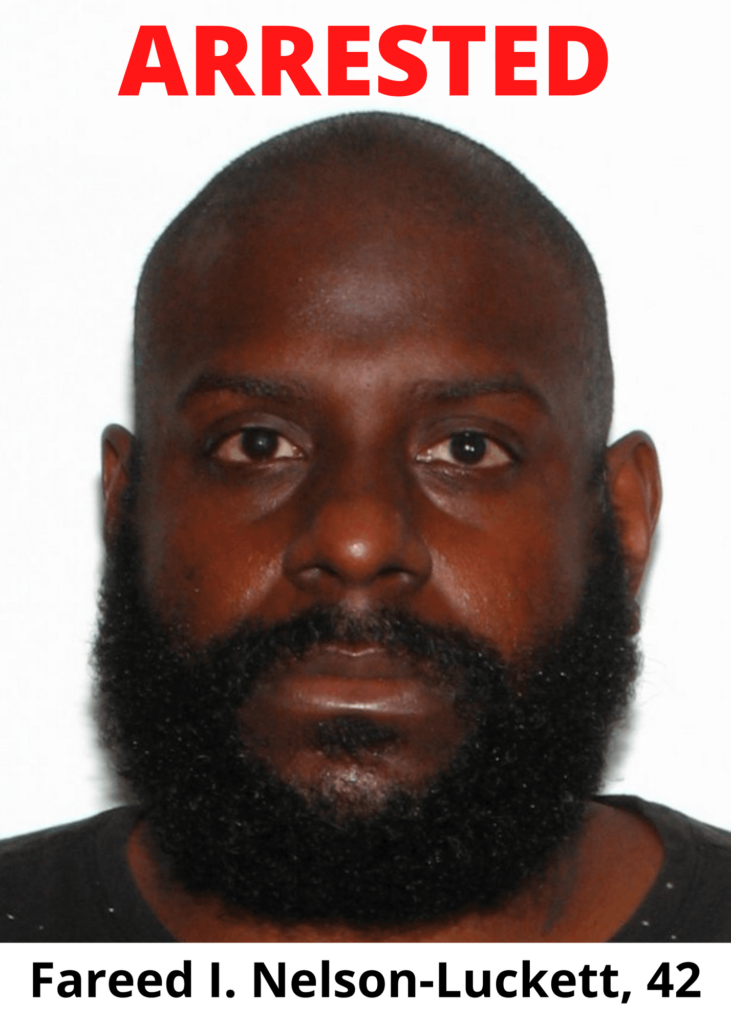 Arrest Photo - Fareed Nelson Luckett