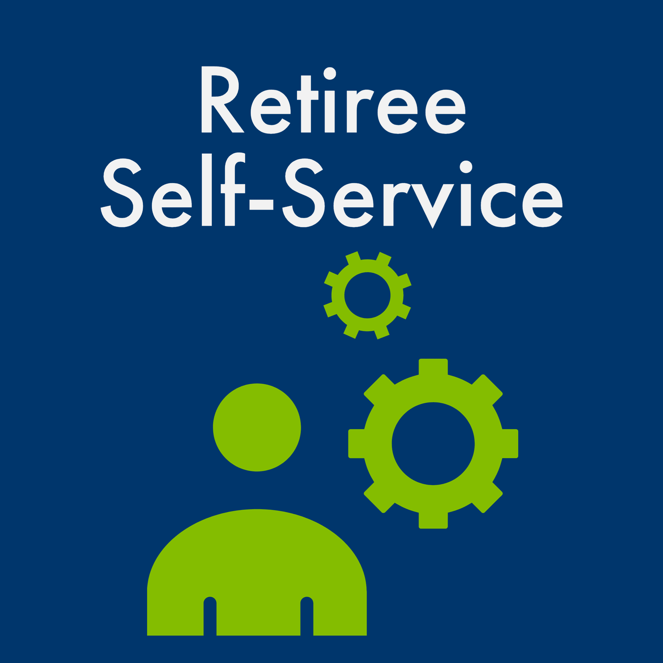 Retiree Self-Service Graphic (linked)