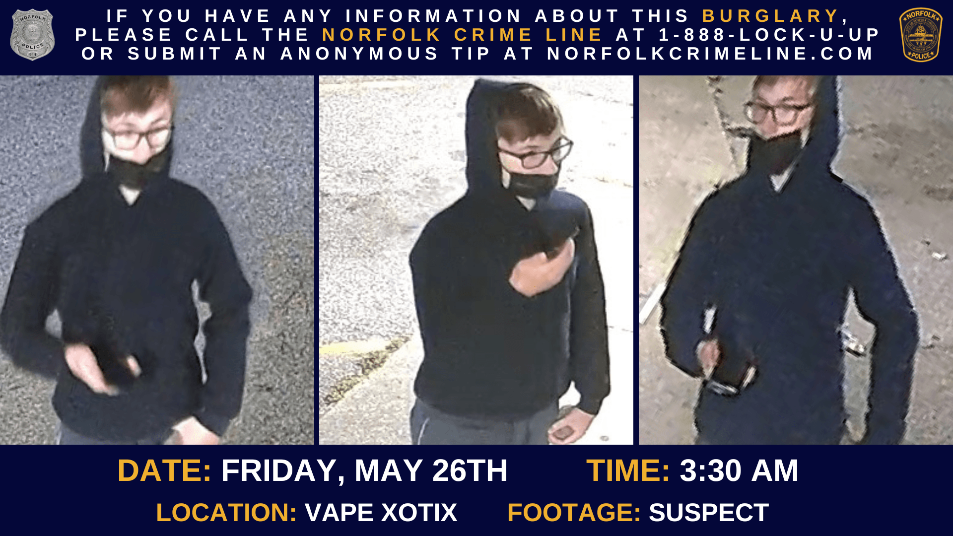 Commercial Burglary - VAPE XOTIX