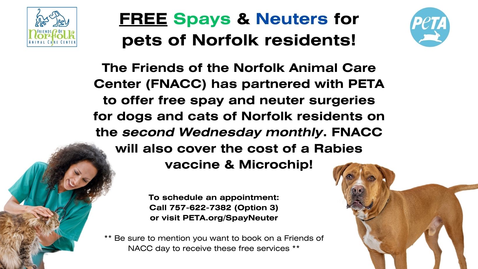 Spay and Neuter Clinic Flyer Image Link