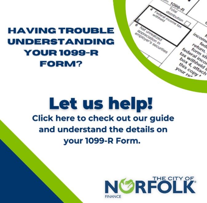 Let us Help 1099 R graphic