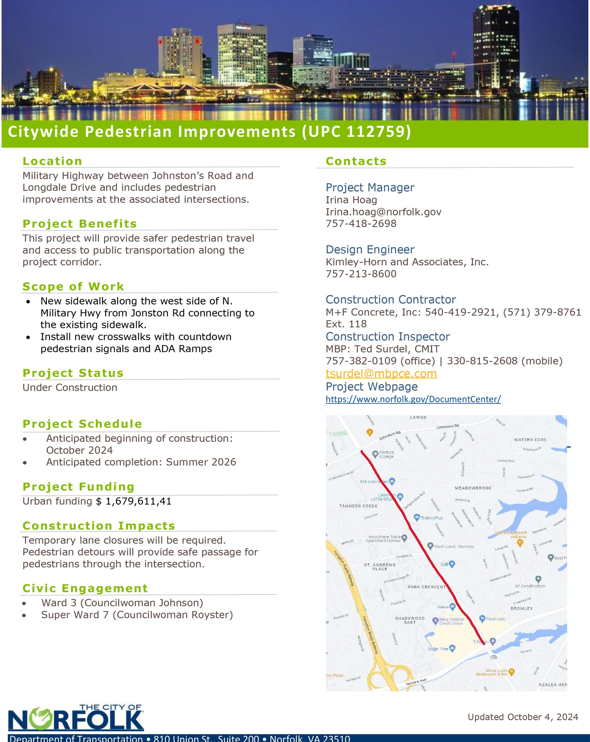 Project Info (UPC 112759) CITYWIDE PEDESTRIAN IMPROVEMENTS-1