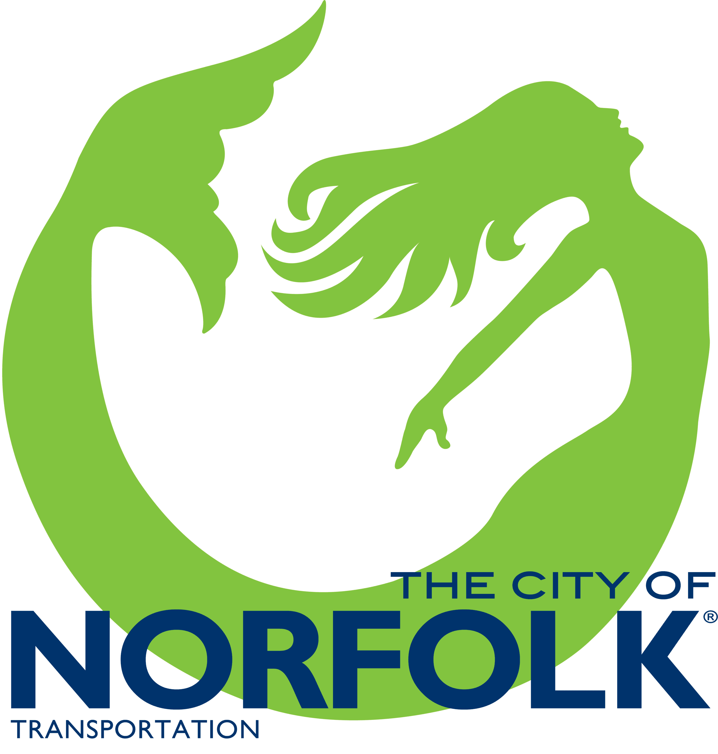 Transportation Vertical Mermaid logo image