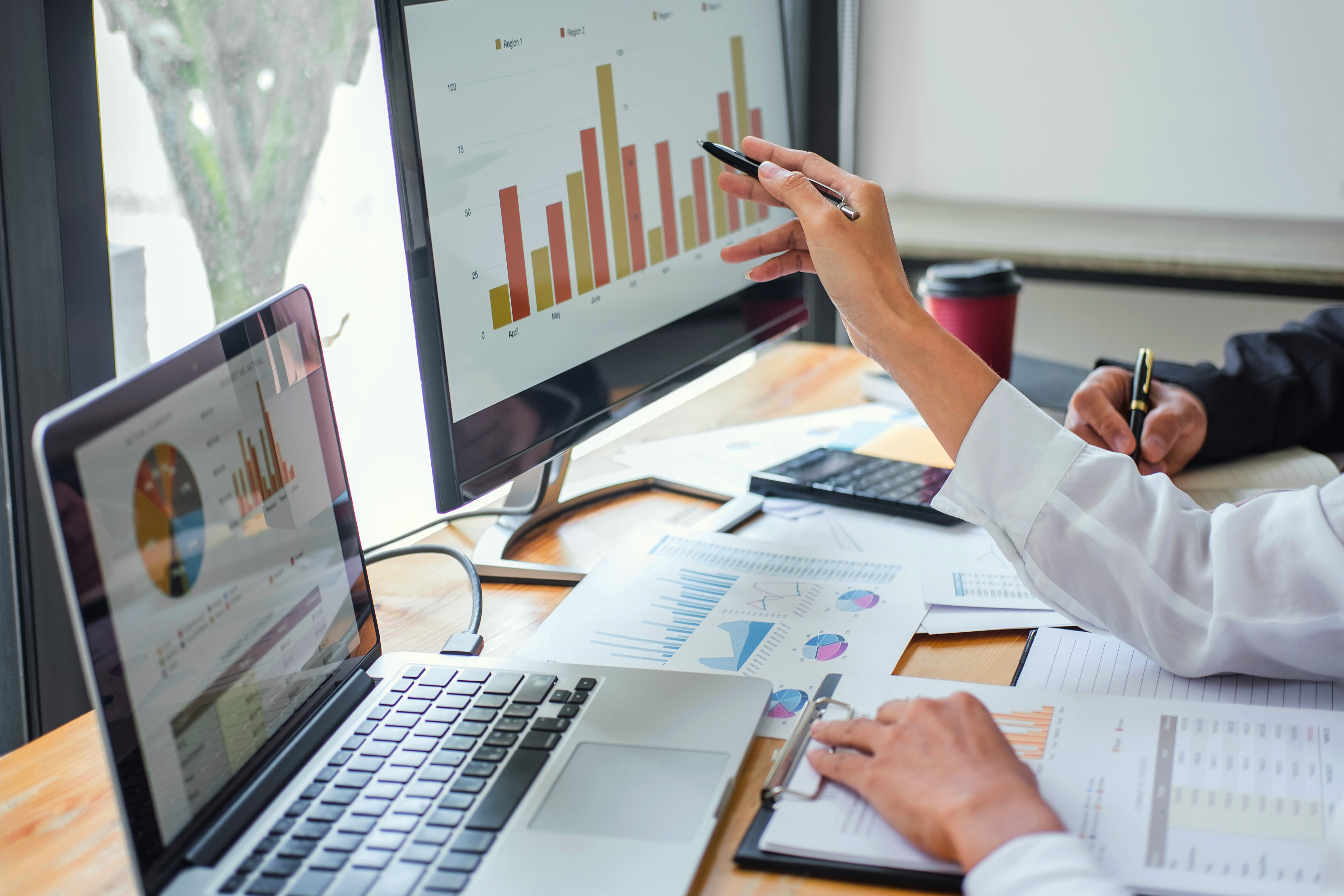 Small business owner having a consultation at the Hendrix Business Center