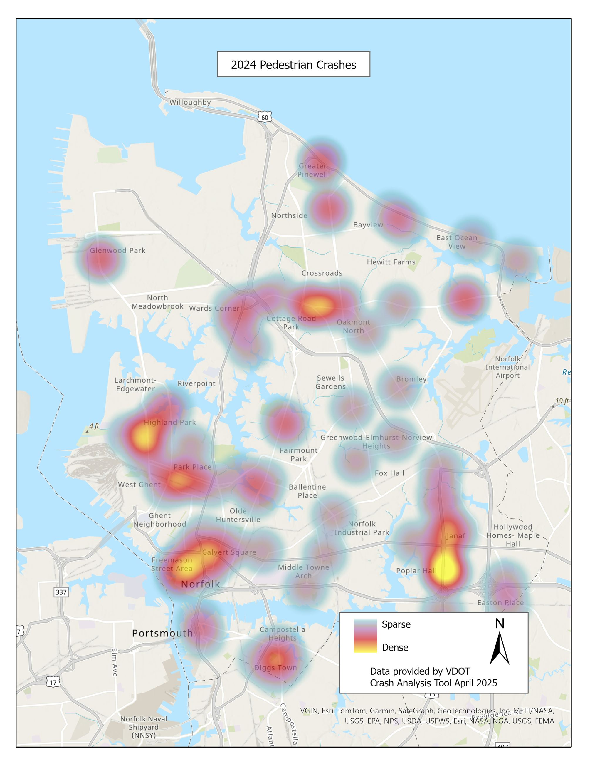 Pedestrian Heat Map 